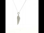 Load and play video in Gallery viewer, Elegant Yuva Leaf Pendant with 925 Silver Chain