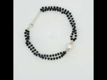 Load and play video in Gallery viewer, Designer 925 Sterling Silver Hand Mangalsutra For Women