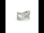 Load and play video in Gallery viewer, Elegant Full Eternity and infinty Ring in 925 Sterling Silver