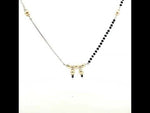 Load and play video in Gallery viewer, Pearl Mangalsutra in 925 Sterling Silver Rhodium Plated 20 inches