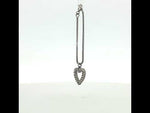 Load and play video in Gallery viewer, 925 Sterling Silver Heart Crystal Watch Charm For Women