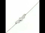 Load and play video in Gallery viewer, Elegant 925 Sterling Silver Butterfly Adjustable Length Bracelet
