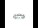 Load and play video in Gallery viewer, Premium 925 Sterling Silver Full Eternity Ring