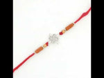 Load and play video in Gallery viewer, Premium Swastik 925 Sterling Silver Rakhi for Brother