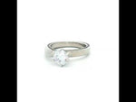 Load and play video in Gallery viewer, Smitri 925 Sterling Silver Solitaire Ring