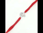 Load and play video in Gallery viewer, Premium Ganesh Ji 925 Sterling Silver Rakhi for Brother