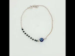Load and play video in Gallery viewer, Designer 925 Sterling Silver Hand Mangalsutra For Women