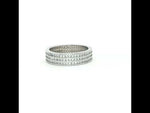 Load and play video in Gallery viewer, Classic Full Eternity 925 Sterling Silver Ring