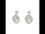 Load and play video in Gallery viewer, Luxury 925 Sterling Silver Sparkling Cluster Stud Earrings