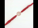 Load and play video in Gallery viewer, OM Premium 925 Sterling Silver Rakhi