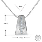 Load image into Gallery viewer, Mahogany 925 Sterling Silver Pendant with chain  (Chain length 18 inches)
