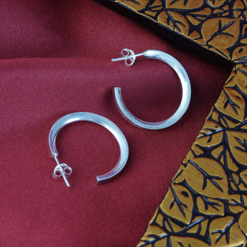 Tamana 925 Sterling Silver Bali Earring