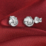 Load image into Gallery viewer, Two Tone Curly Round 925 Sterling Silver Earring
