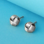 Load image into Gallery viewer, Quadro Knot 925 Sterling Silver Stud Earring
