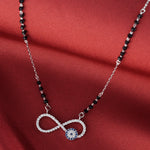 Load image into Gallery viewer, Evil Eye Mangalsutra in 925 Sterling Silver 17 inches +1 inch adjustable
