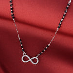 Load image into Gallery viewer, Infinity Mangalsutra in 925 Sterling Silver 17 inches +1 inch adjustable
