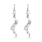 Load image into Gallery viewer, Nalini 925 Sterling Silver Dangling Hook Earrings for Women
