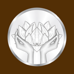 Load image into Gallery viewer, 999 Purity 20 grams Lotus Silver Coin Akshay Tritiya With BIS Hallmarked
