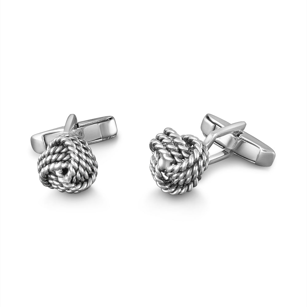 Knots 925 Sterling Silver Cufflink