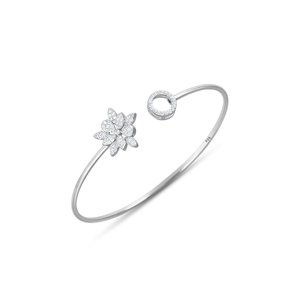 Nakshatram Flexible 925 SIlver Bracelet