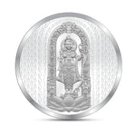 Load image into Gallery viewer, 999 Purity 10 grams Plain Lord Ram Lala Silver Coin With BIS Hallmarked

