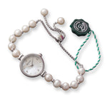 Load image into Gallery viewer, Women&#39;s 925 Sterling Silver Watch with Bracelet Belt  - White Dial
