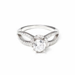 Load image into Gallery viewer, Signia Halo Solitaire 925 Silver Ring
