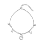 Load image into Gallery viewer, Madhuban Apple 925 Sterling Silver Anklets with Adjustable Length
