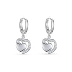 Load image into Gallery viewer, Heart Bali 925 Silver Earrings
