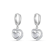 Heart Bali 925 Silver Earrings