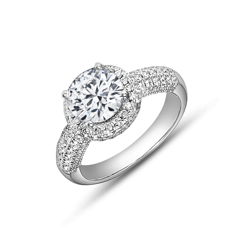Pratham Solitaire 925 Silver Ring