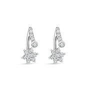Swati Flower 925 Silver Earrings