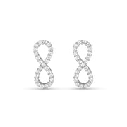 Infinity 925 Silver Earrings