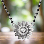 Load image into Gallery viewer, Lily Handmade Mangalsutra in 925 Sterling Silver Rhodium Plated 17 inches
