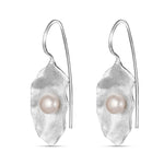 Load image into Gallery viewer, Oyster Pearl 925 Sterling Silver Dangling Hook Earrings for Women
