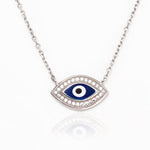 Load image into Gallery viewer, Evil Eye 925 Silver Pendant Chain
