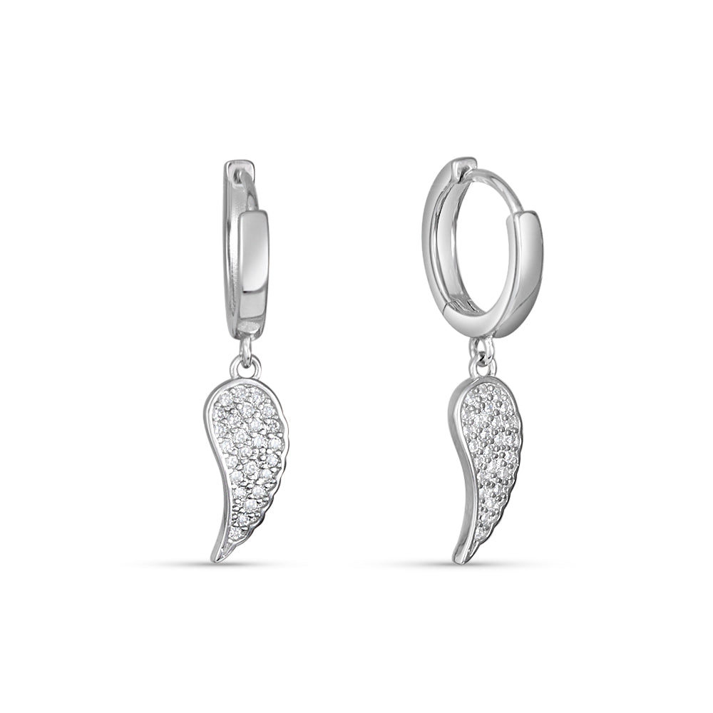 Angel Wings 925 Silver Earrings