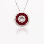 Load image into Gallery viewer, Supreme Circle 925 Silver Pendant Chain
