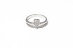Load image into Gallery viewer, Pear Dual Layered 925 Silver Ring
