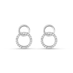 Load image into Gallery viewer, Dual Circle of Life 925 Silver Earrings
