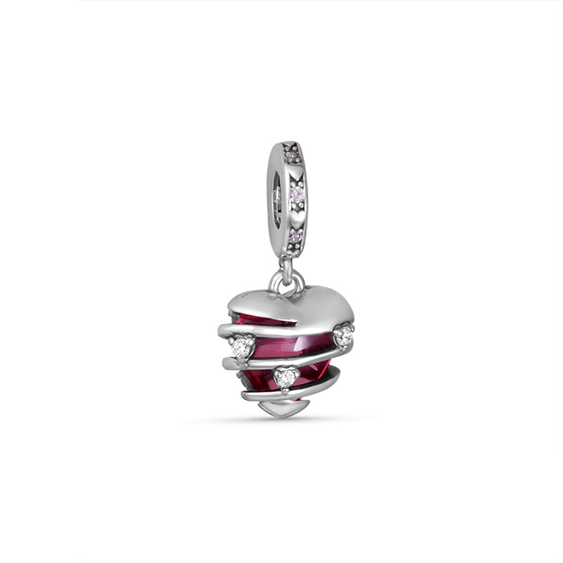 Heart Galorer 925 Silver Pendant /Charm