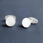 Load image into Gallery viewer, silver cufflinks
