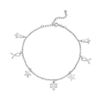 Load image into Gallery viewer, Madhuban Temptation 925 Sterling Silver Anklets with Adjustable Length
