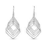 Load image into Gallery viewer, Geometric 925 Sterling Silver Dangling Hook Earrings for Women
