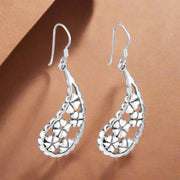 silver earrings
