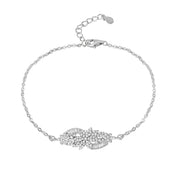 Aura 925 Sterling Silver Bracelet with Adjustable Length