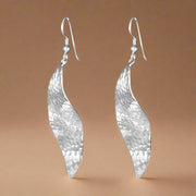 silver earrings