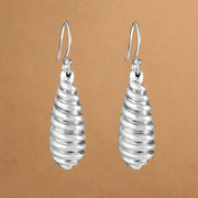 silver earrings