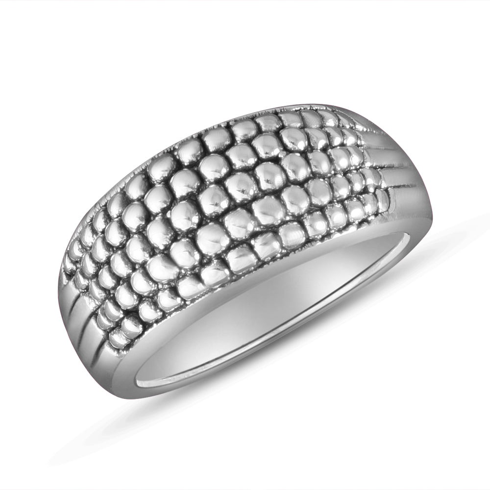 Buddha Groove 925 Sterling Silver Ring (Available in various sizes)