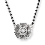 Load image into Gallery viewer, Handmade Mangalsutra in 925 Sterling Silver Rhodium Plated 17 inches
